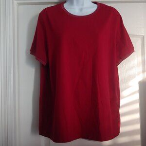 Bombas Bee Better Short Sleeve T-shirt Garnet Pima Cotton XL